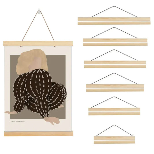 Magnetic Frame in Natural Wood
