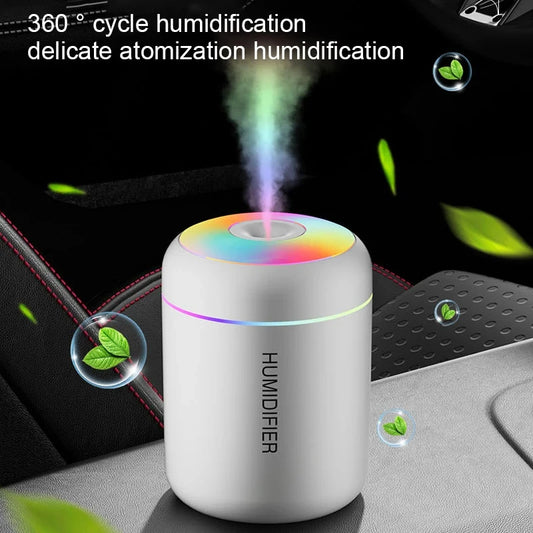 Mini Humidifier with USB and LED Light
