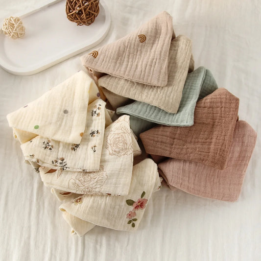 5-pack of pure cotton baby wipes – 6 layers