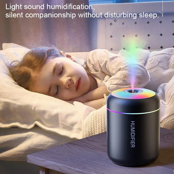 Mini Humidifier with USB and LED Light