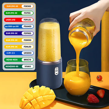 Portable Double Cup Juicer and Blender USB