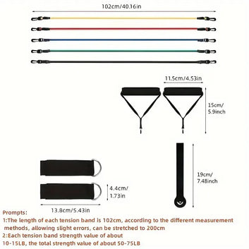 Elastic Training Band for Strength and Conditioning