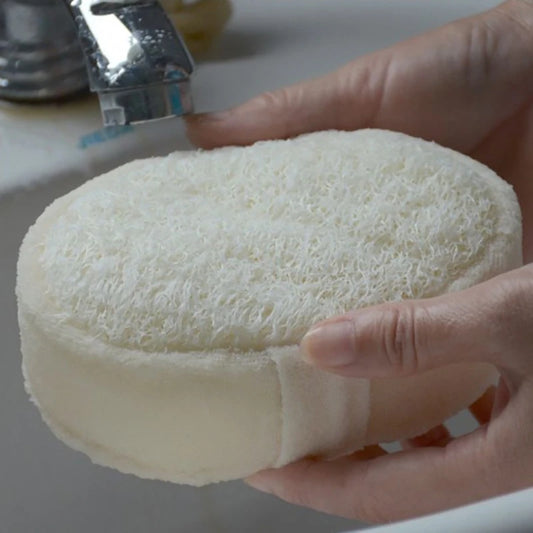 Natural loofah sponge for body wash