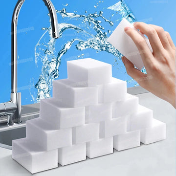 Magic Melamine Sponges – Effective Stain Removers for Kitchen and Bathroom (10/20/50/100 pcs)