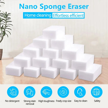 Magic Melamine Sponges – Effective Stain Removers for Kitchen and Bathroom (10/20/50/100 pcs)