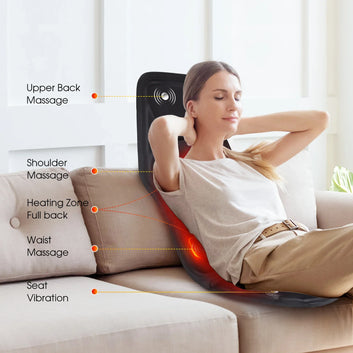 Electric massage mat for back and body