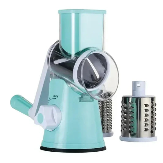 Manual Vegetable Cutter with 3 Sharp Drums