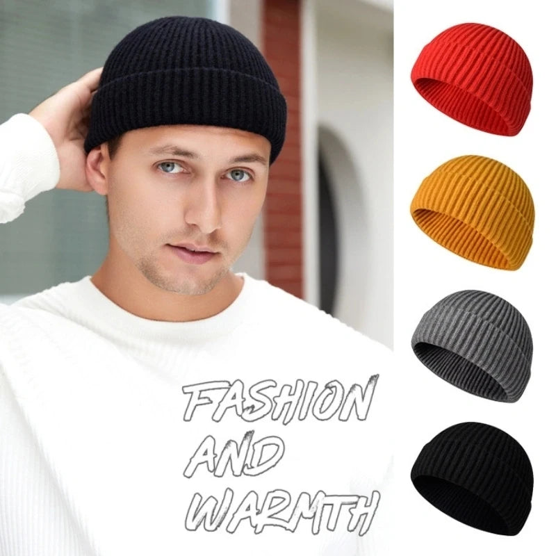Knitted Winter Hat in Simple and Warm Design
