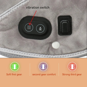 Electric heating pad for shoulders and neck