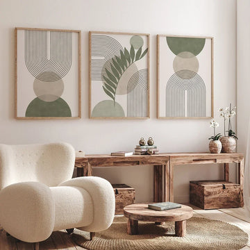 Abstract Botanical Wall Art Canvas
