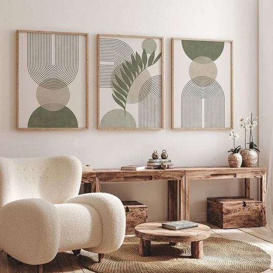 Abstract Botanical Wall Art Canvas