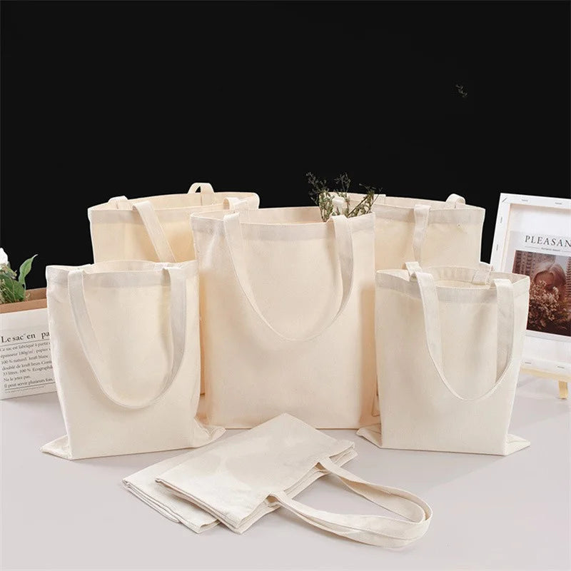 Large cotton shopping bag – for reuse and DIY