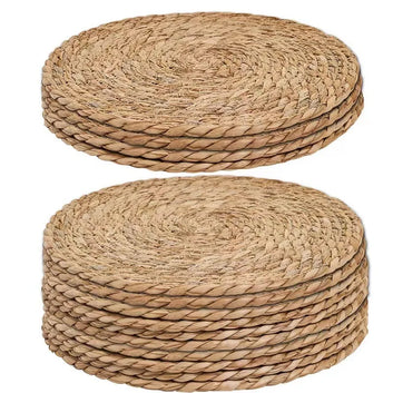 Round Handwoven Rattan Placemats