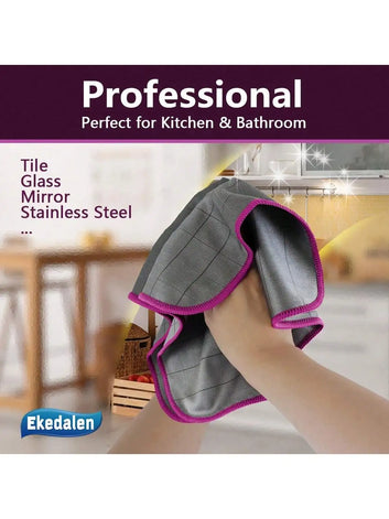 Carbon fiber microfiber kitchen cloth