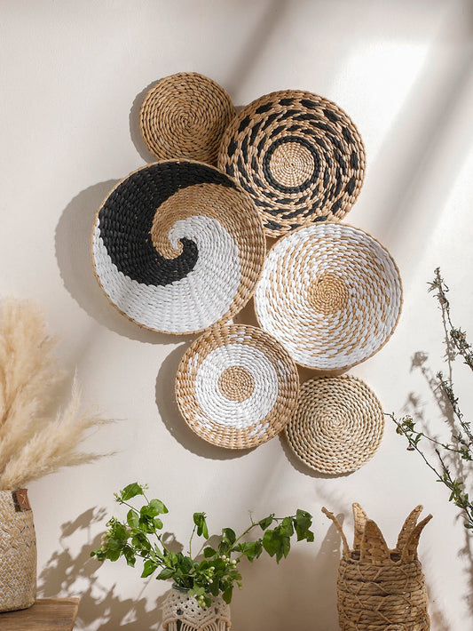 Boho Seagrass Wall Basket
