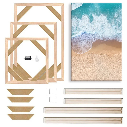 Rectangular Wooden Frame Canvas