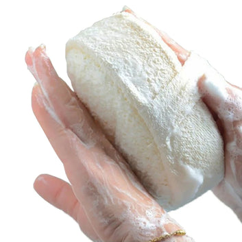 Natural loofah sponge for body wash