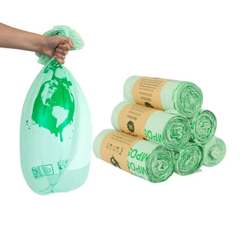 Biodegradable garbage bags – 50 pcs (6–10L)