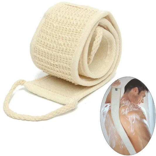 Soft natural loofah scrub for shower