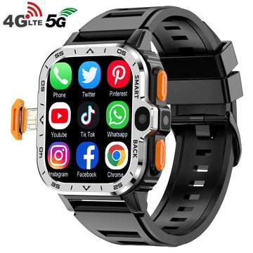 Android Smartwatch with Camera and 4G Support