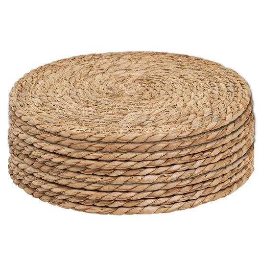 Round Handwoven Rattan Placemats