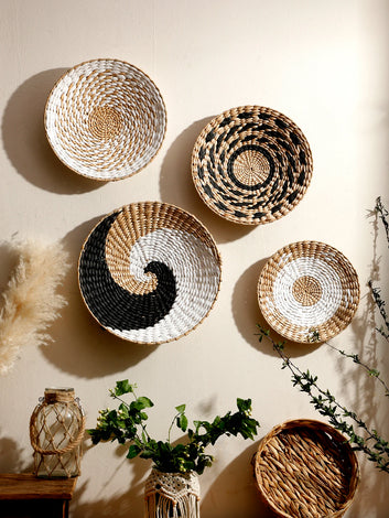 Boho Seagrass Wall Basket