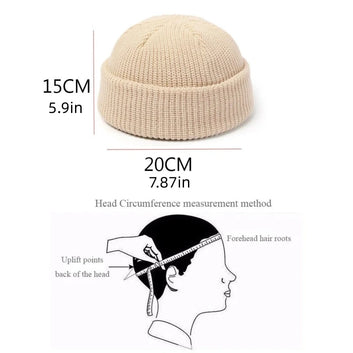 Knitted Winter Hat in Simple and Warm Design